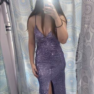 La Femme Prom Dress. Lavender. Size 4